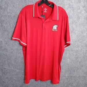 Under Armour The Playoff Polo Golf Shirt Mens XL Red Solid Loose Performance NWT